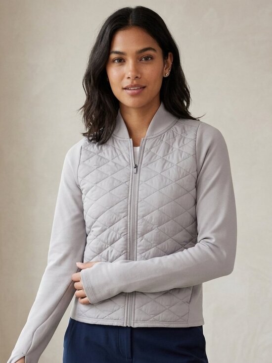 Nike Jackets & Blazers - Nike AeroLayer Thermo Running Jacket Atmosphere Grey‎ Women's Size Medium